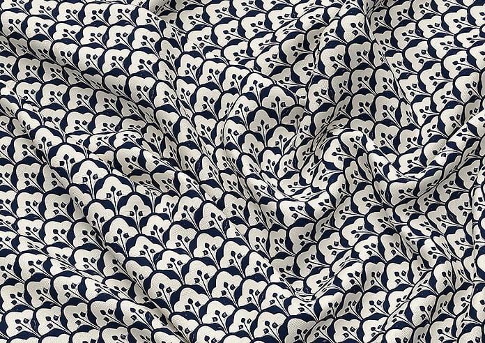 Scallop and Bud, Hudds - Roman Blind - Image 4